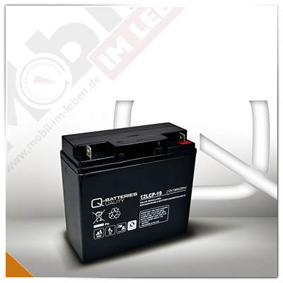 Q-Batteries 12LCP-19, 12V/19Ah